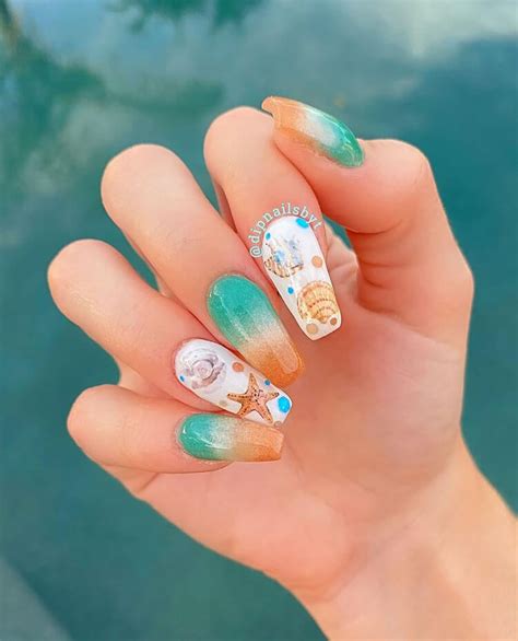 25+ “ocean nails” designs that you’ll see on the beach this summer - 2000 Daily