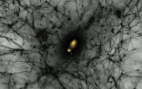 Multimedia Gallery - Simulation of formation of dark matter structures from the early universe ...