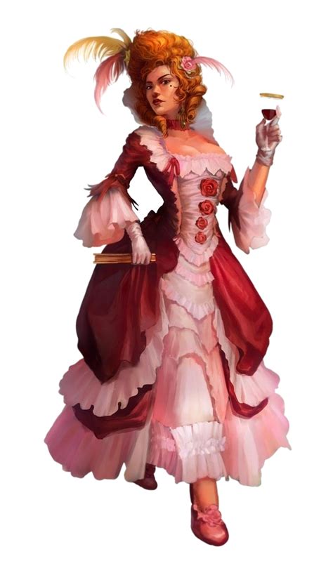 Female Human Taldor Noble Aristocrat - Pathfinder PFRPG DND D&D 3.5 5th ed d20 fantasy Female ...