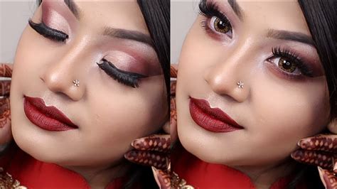 Makeup Tips For Red Saree | Saubhaya Makeup