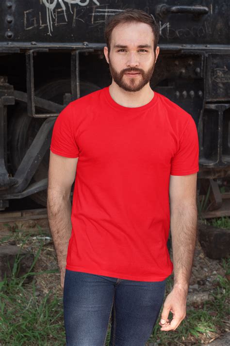 Plain Red Tshirt For Men – Nautunkee