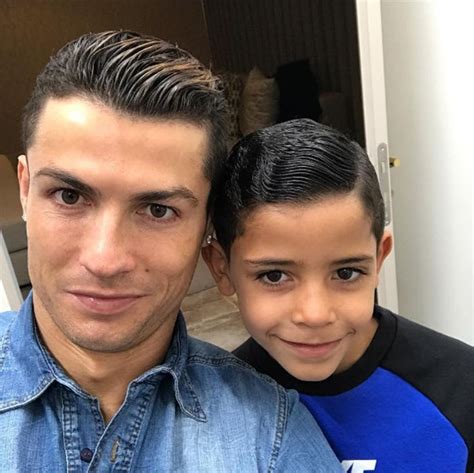 Cristiano Ronaldo shares rare photo with mini-me son | HELLO!