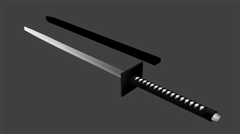 Weapons ninja-to 3D model - TurboSquid 1378541