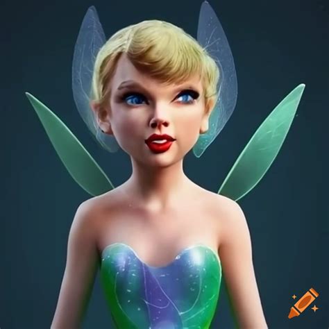 Tinker bell portrayal by taylor swift on Craiyon