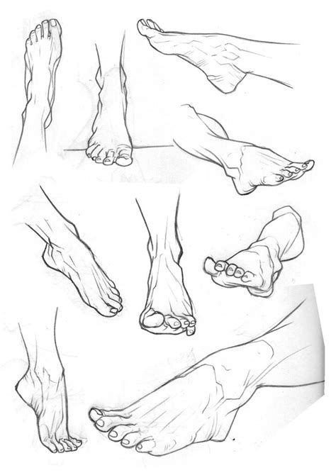 Sketchbook Figure Studies 5 by Bambs79 on DeviantArt | Sketches, Feet drawing, Anatomy drawing