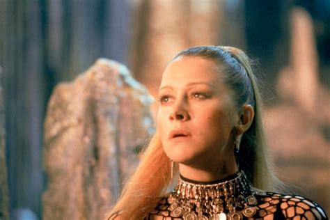 Helen Mirren as Morgana in Excalibur.