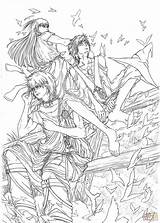 Morgiana Alibaba Saluja And Aladdin From Manga/Anime Series Magi  sketch template