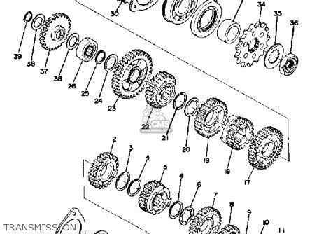 Yamaha DT250 1974 USA parts lists and schematics