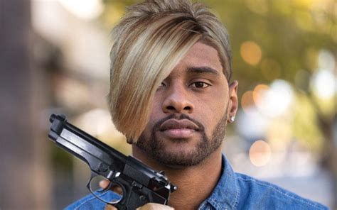 Black Man with a "Karen" Haircut and a Gun Blank Template - Imgflip