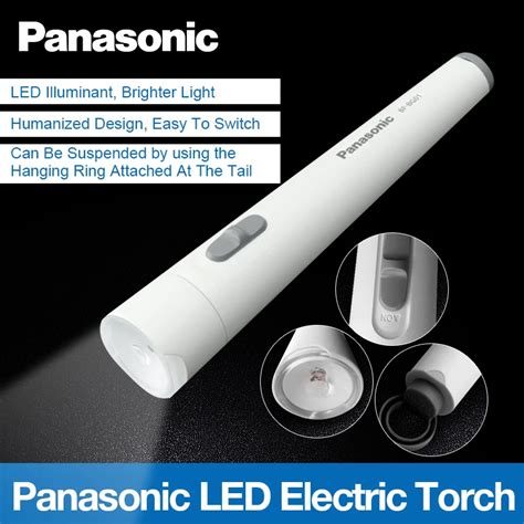 Panasonic LED Electric Torch IIIuminant Brighter Light-in Battery Packs ...