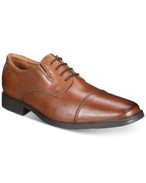 Clarks Men's Tilden Cap Toe Dress Shoes in Brown for Men | Lyst