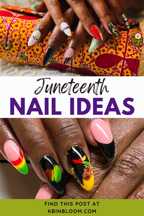 You’ll Want to Try Every One of These Juneteenth Nail Ideas - Kb in ...