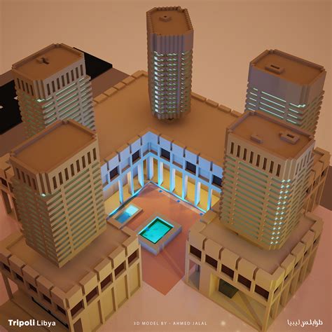 Tripoli Libya - Landmarks 3D on Behance