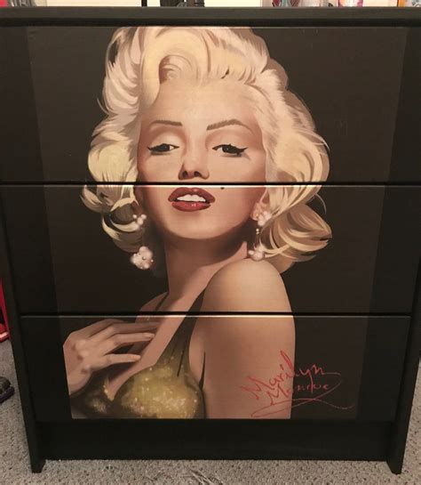 Custom Marilyn Monroe Glamour 3 Drawer Chest Nightstand Diva | Etsy | Gorgeous furniture, Glam ...