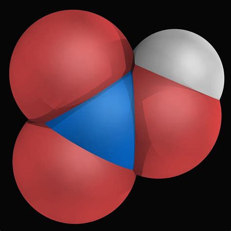 Nitric Acid Molecule by Laguna Design