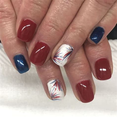 Red, White, And Blue Memorial Day Nails To Copy - Society19 Nail Art ...