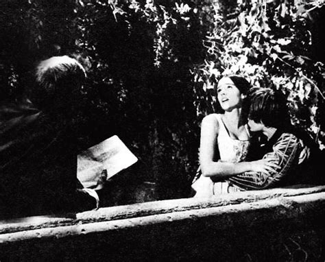 Olivia Hussey and Leonard Whiting rehearsing the balcony scene (Romeo and Juliet, 1968) | Olivia ...