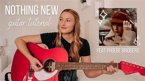 Taylor Swift Nothing New (feat Phoebe Bridgers) Guitar Tutorial - Red ...