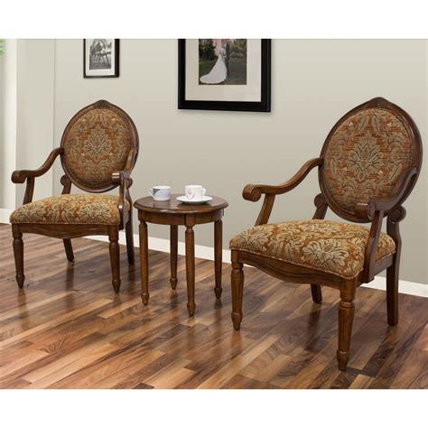 Best Master Furniture Miranda 3 Piece Traditional Living Room Accent ...