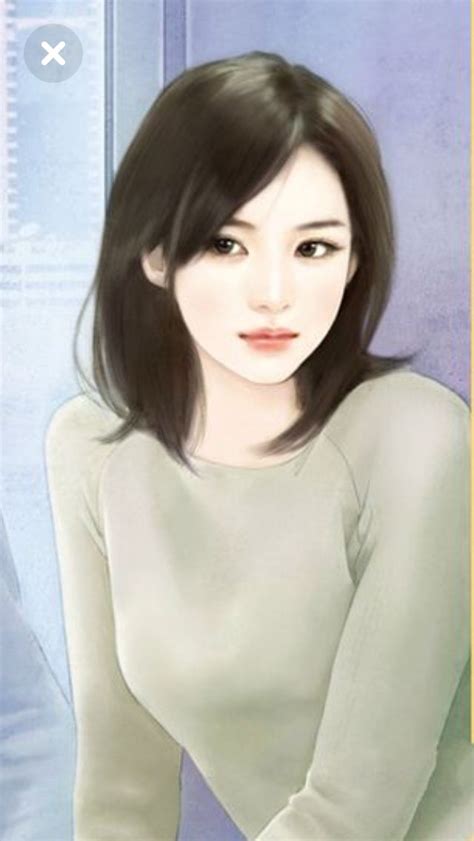 Pin by Angie on haircut in 2019 | Painting of girl, Chinese art ...