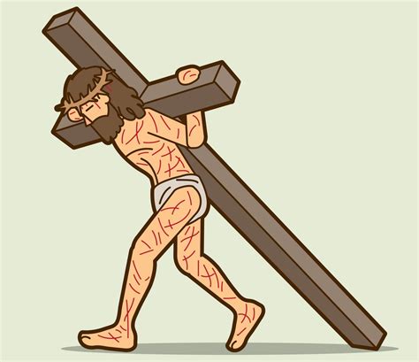 Black Jesus Carrying Cross