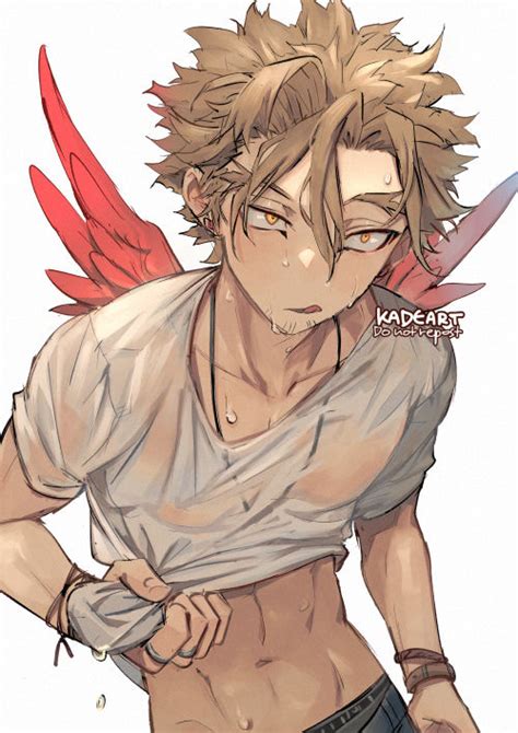 hawks (boku no hero academia) drawn by kadeart | Danbooru