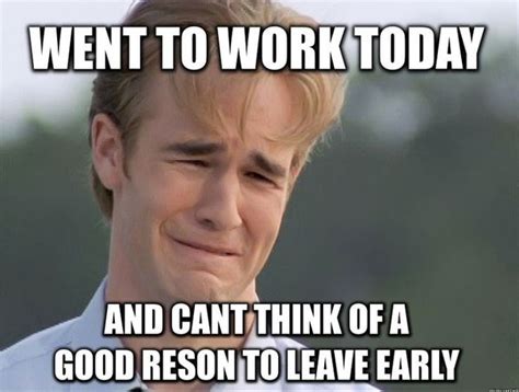 Sly Memes about Leaving Work on Friday