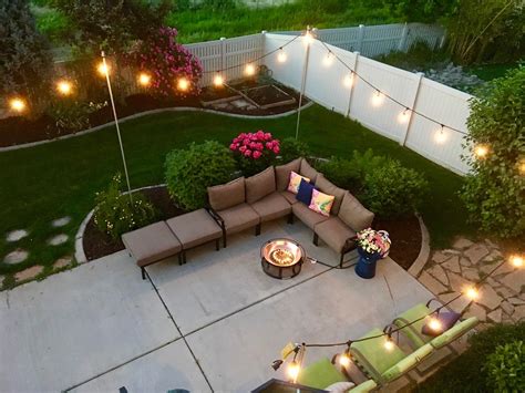 The $150 Open Patio Lighting Solution | Backyard lighting, Patio lighting, Patio