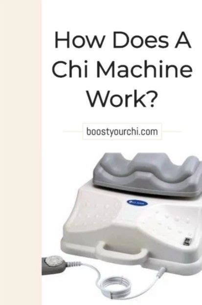 How Does A Chi Machine Work? | Chi energy, Machine, Body anatomy