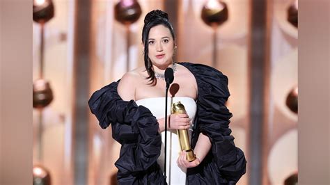 Lily Gladstone becomes first female actor who identifies as indigenous to win a Golden Globe ...