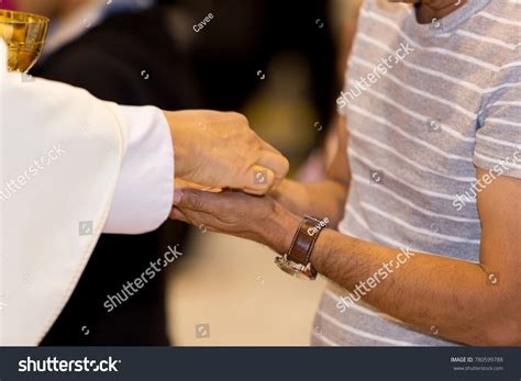 Holy Communion Christianity Christian Communion Ceremony Stock Photo ...