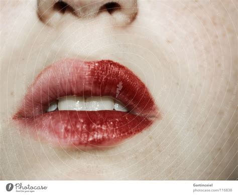 Crimson-red of the lips - a Royalty Free Stock Photo from Photocase