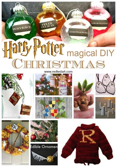 Harry Potter Christmas Decorations - Red Ted Art - Magic Fun