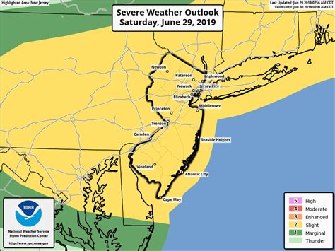 N.J. weather: Risk of severe thunderstorms with high winds Saturday ...