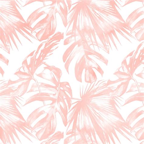 Pink Tropical Palm Leaves Throw Pillow by Simple Luxe - Cover (16" x 16") with pillow insert ...