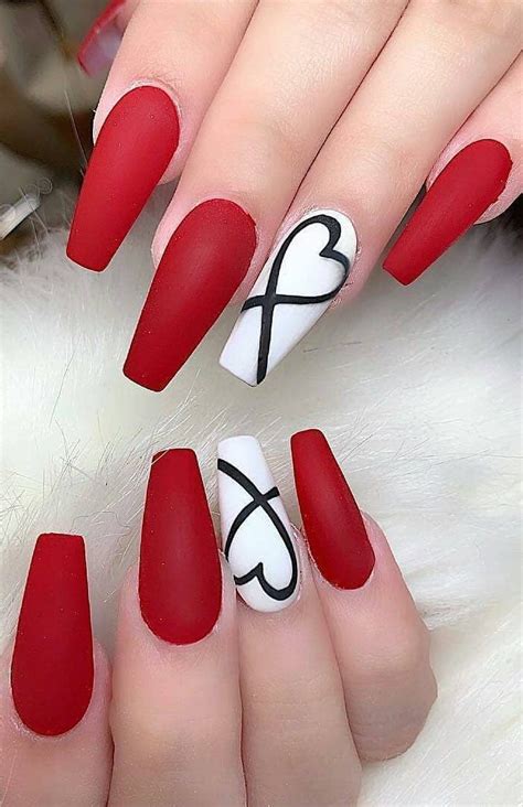 30+ Trendy Valentine's Nails That Are Cute - LynSire | Valentine's day nails, Nail art, Nail ...