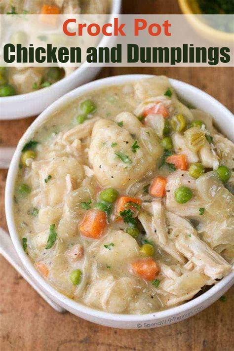 Delicious Crockpot Chicken and Dumplings – Easy Recipes To Make at Home