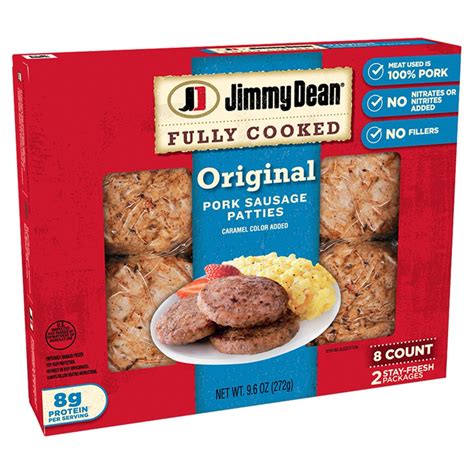 Fully Cooked Original Pork Sausage Patties - Walmart.com - Walmart.com