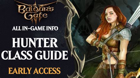 Baldur’s Gate 3 Builds: Ranger Guide (Hunter) - Fextralife