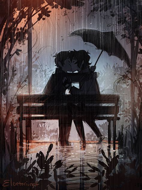 kiss under the rain on Tumblr