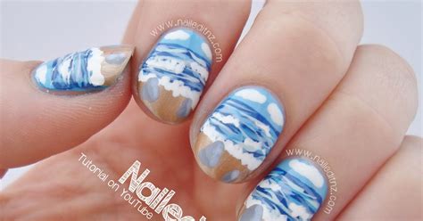 Beach Nail Art Tutorial