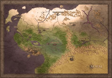 Full map of Aurai : outwardgame