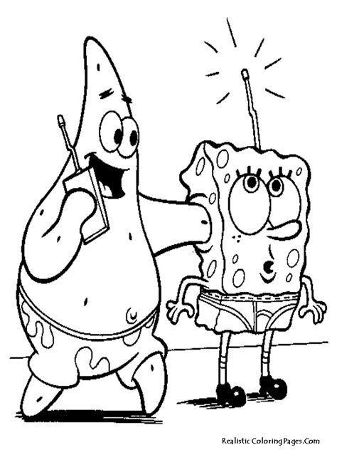 Baby Spongebob Coloring Pages at GetDrawings | Free download