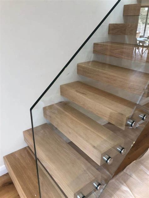 Frameless Indoor Stair Glass Balustrade Ideas