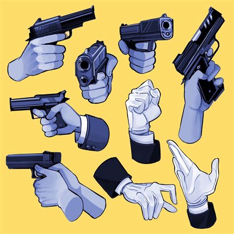 Hands and guns by princecanary | Drawing reference poses, Art reference ...