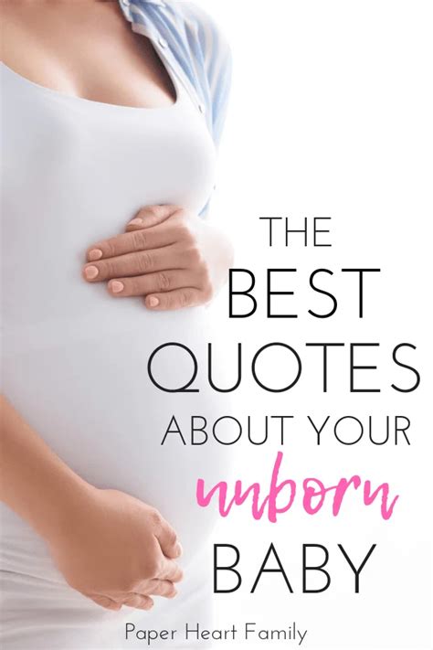 46 Unborn Baby Quotes For Pregnancy