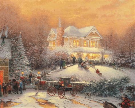 Thomas Kinkade Christmas - Christmas Photo (40842042) - Fanpop