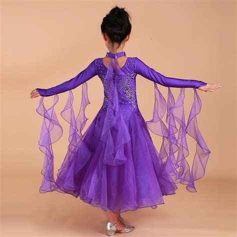 Girl's Ballroom Dancing Dresses – Blue Force Sports