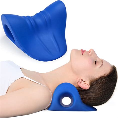 Cuello y hombro relajante dispositivo de tracción cervical para alivio del dolor TMJ y ...