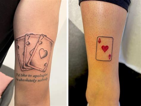 Playing Cards Tattoo Stencil | edu.svet.gob.gt